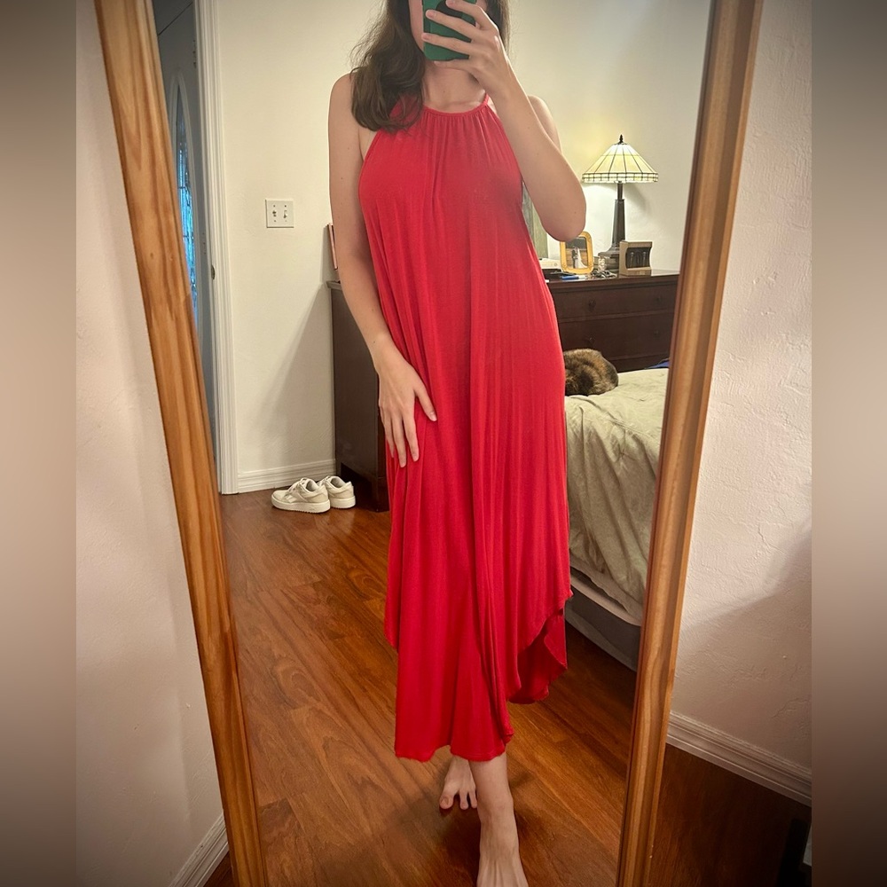 Red Maxi Dress